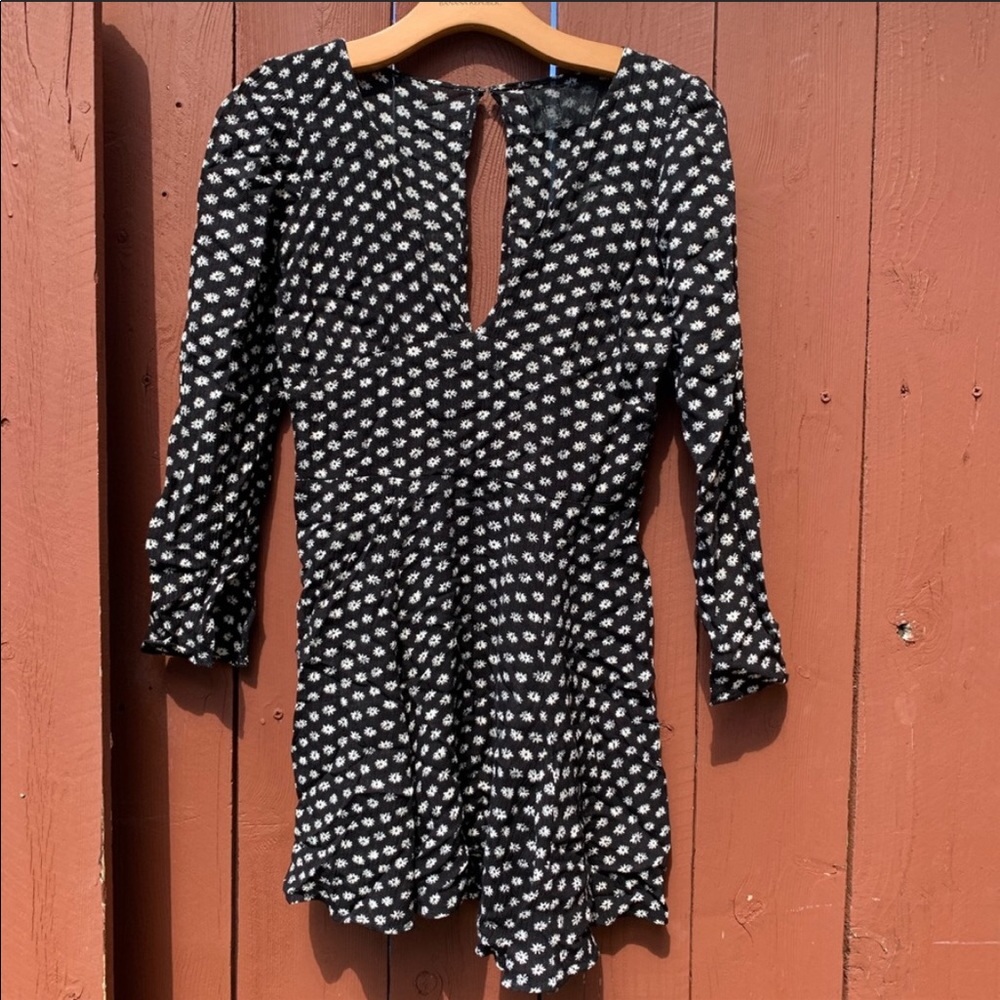 Reformation floral print mini dress